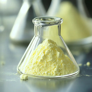 Cosmetic-grade sulfur powder used for acne treatment in skincare products